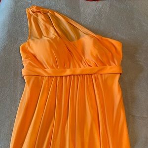 Women’s size 8 David’s Bridal one shoulder dress